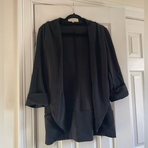 Black Jersey Blazer